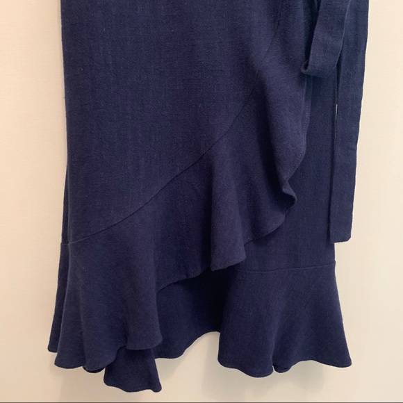 Altar’s State ~Ruffle Blue Mini Dress - Picture 2 of 11